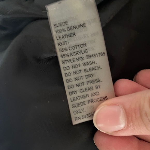 Real Suede Leather Peter Nygard Coat - Picture 9 of 9